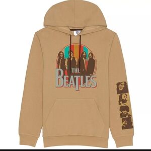 The Beatles Brown Hoodie with Iconic Graphic